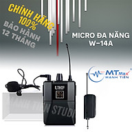 Micro không dây Subos W-14A - Micro đeo tai UHF hỗ trợ giảng dạy, thuyết trình, livestream - Phạm vi rộng đến 25m, nhạy, chống hú tốt - Kết nối được hầu hết các thiết bị âm thanh sound card, amply, mixer, loa kéo ... - Hàng nhập khẩu thumbnail