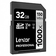 Thẻ Nhớ Lexar SDXC Lexar Professional 1000x 32GB UHS-II 150MB s - Hàng Chính Hãng thumbnail