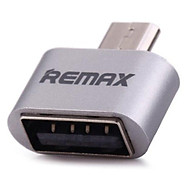 Đầu Chuyển USB OTG Remax RA-OTG - 2 Cổng Micro USB Và USB 2.0 (Bạc) - Hàng chính hãng thumbnail