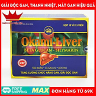 Viên uống bổ gan OKAMI-LIVER- Hộp 50 viên Từ tảo xoắn, cà gai leo, actiso giúp giải độc gan, hạ men gan thumbnail