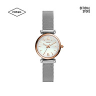 Đồng hồ nữ Fossil CARLIE MINI dây kim loại ES4614 - bạc thumbnail