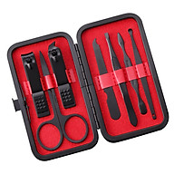7PCS Manicure Set with Case Professional Pedicure Set Nail Clipper Stainless Steel Salon Grooming Kit for Men Women thumbnail