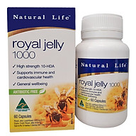 Thực phẩm chức năng Sữa Ong Chúa Natural Life Royal Jelly - Hộp 60 Viên thumbnail