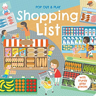 Sách tương tác lật mở - Mua sắm đi chợ - Shopping list (pop out and play book) thumbnail