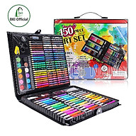 Hộp Bút Màu 150 Chi Tiết Cho Bé, Bộ Màu Vẽ Đa Năng 150 Món Giá Rẻ Cho Bé - Hàng Chất Lượng thumbnail