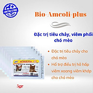 Bio Amcoli Plus - Bột Hòa Tan Cho Thú Cưng Chó Mèo Viêm Phổi, Tiêu Chảy, gói 5gr thumbnail