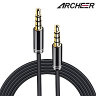 ARCHEER 3.5mm Male to Male Audio Cable 4 Pole Stereo Aux Cable Auxiliary Cable Stereo Sound Quality thumbnail