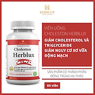 Viên uống giảm mỡ máu Choleston Herblux, giảm nguy cơ xơ vữa động mạnh thumbnail
