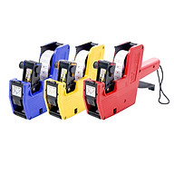 8 Digits Price Tag Machine Handheld Price Labeller Label Date Maker Pricing with 10pcs Price Labels Paper 1pcs Refill thumbnail