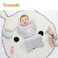 Nhộng chũn Quấn chũn sợi tre Bamboo Life BL069 hàng chính hãng cho bé Túi ngủ cho bé giúp bé ngủ sâu chống giật mình thumbnail