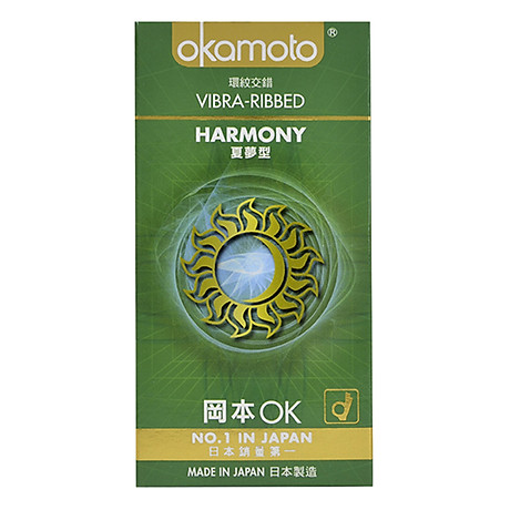 Bao cao su okamoto harmony (hộp 10 gói) 1