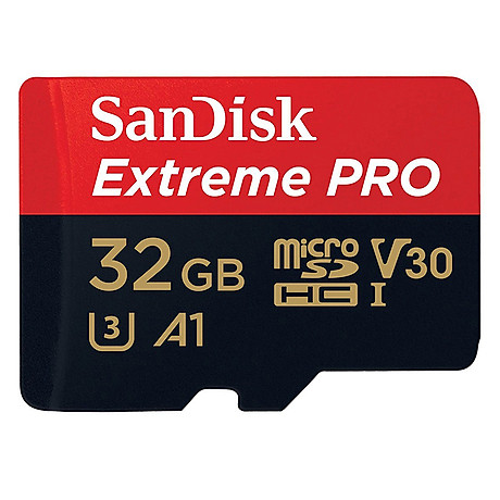 Thẻ Nhớ MicroSD UHS-I SanDisk 32GB SDSQXCG-032G-GN6M 100MB s (Có Adapter) - Hàng Chính Hãng 1