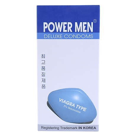 Bao cao su siêu mỏng kéo dài powermen viagra (12 chiếc) 1