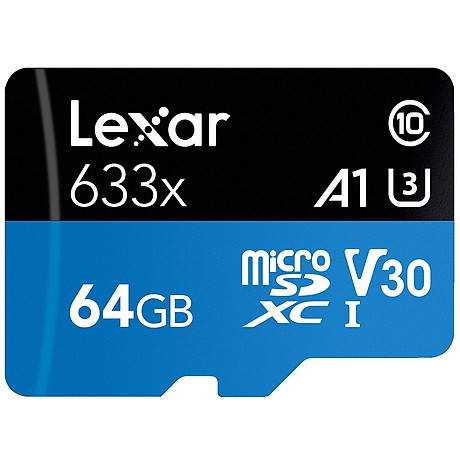 Thẻ Nhớ Lexar Micro SDXC 633X 64GB (95MB s) (Có Adapter) - Hàng nhập khẩu 2