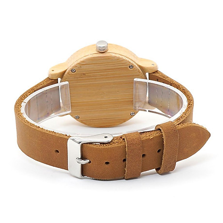 Bobo bird men s wooden watch with leather strap quartz movement sports casual watches gift with box 5