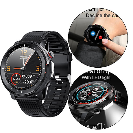 L15 smart watch blood pressure monitor ip68 waterproof fitness tracker 1