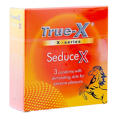 Bao cao su true - x x - series seducex chấm nổi (3 cái hộp) 2