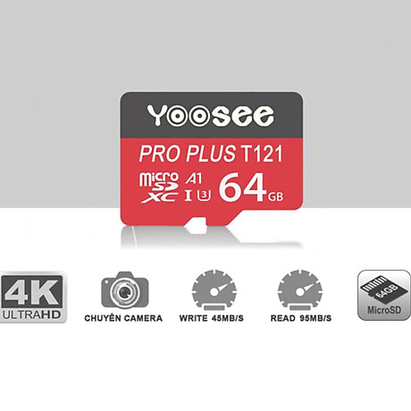 Thẻ nhớ Yoosee 64Gb Class 10 chuyên dụng cho Camera IP - Hàng nhập khẩu 2