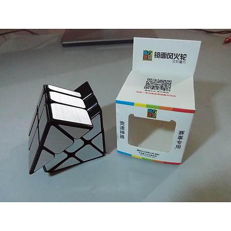 Đồ chơi ảo thuật Rubik s cube Mofang JiaoShi Windmill mirror - Rubik gương bạc 2