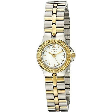 Invicta women s 0136 wildflower collection 18k gold-plated stainless steel watch 2