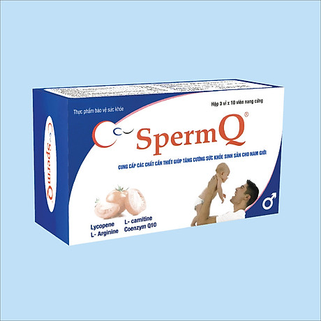 Thực phẩm chức năng spermq - mạnh tinh trùng, tăng cơ hội mang thai tự nhiên 1