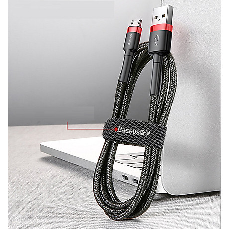Cáp sạc dây dù Micro USB chính hãng Baseus Cafule Cable dài 1m (màu ngẫu nhiên) 6