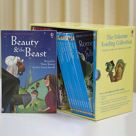 Usborne bộ vàng the usborne reading collection - x40 book boxed set 4