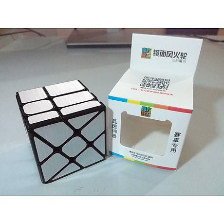 Đồ chơi ảo thuật Rubik s cube Mofang JiaoShi Windmill mirror - Rubik gương bạc 3