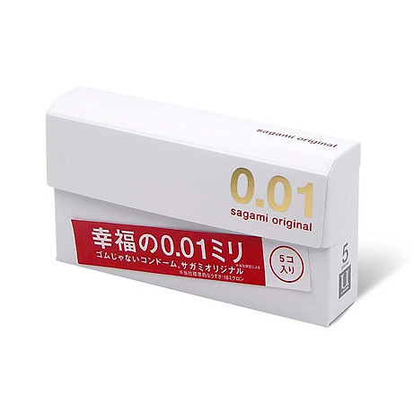 Bao cao su sagami original 0.01 - hộp 5 chiếc 2