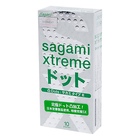 Bao cao su co gai nhâ t ba n sagami extreme white (10 cái hộp) 1