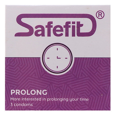 Hộp bao cao su safefit prolong (12 cái hộp) - tặng 1 hộp bao cao su safefit prolong (3 cái hộp) 5