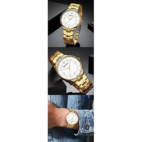 Đồng hồ quartz nam doanh nhân thời trang thép không gỉ không thấm nước curren 8321 7