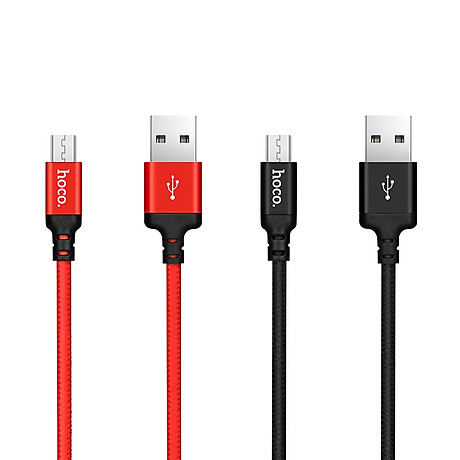 Cáp USB to MicroUSB dây dù X14 chính hãng Hoco 2m (màu ngẫu nhiên) 1