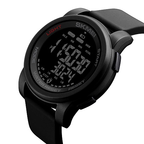 Đồng hồ kỹ thuật số skmei 1469 thể thao chống thấm nước có máy đo bước đi bộ theo dõi lượng calo màn hình thông minh 3