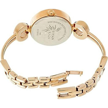 Titan raga women s bracelet dress watch with swarovski crystals - quartz, water resistant 8