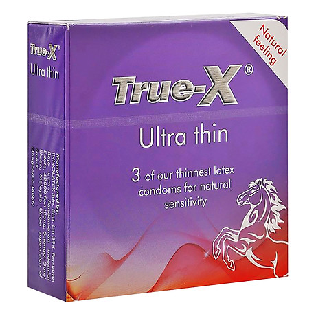 Bao cao su true - x ultra thin siêu mỏng (3 cái hộp) 2