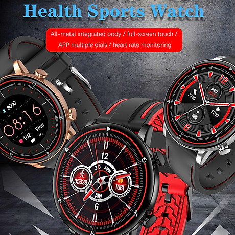 1.28 touch smart watch heart rate monitoring sports watches blood pressure detecting multi-sport mode scientific sleep 6