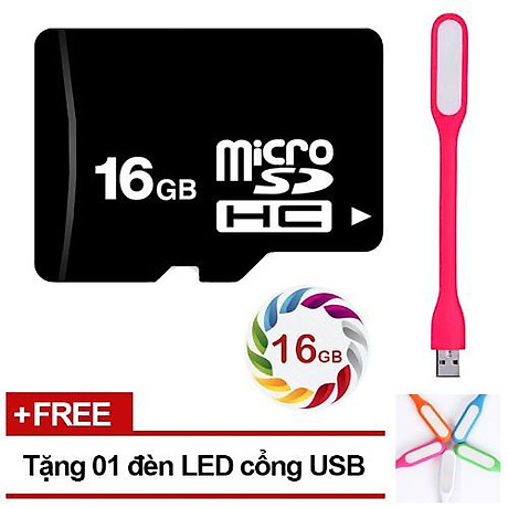 Thẻ Nhớ 16GB OEM Micro SDHC + Tặng Đèn Led 2