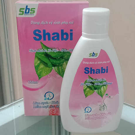 Dung dịch vệ sinh phụ nữ shabi với dịch chiết lá lô hội và tràu không làm sạch, khử mùi, mềm mại cho da 1