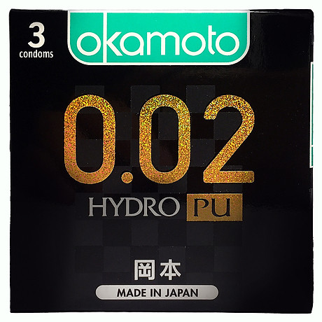 Bao cao su okamoto 0.02 hydro pu -3 s 1
