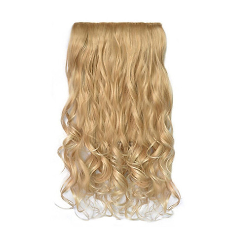 Gobestart 1Pc 5 Clip Fashion In Hair Extensions Curly Pretty Woman Girl Curly Wig Hair 1