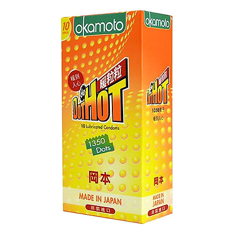 Bao cao su okamoto dot de hot (10 cái hộp) 1