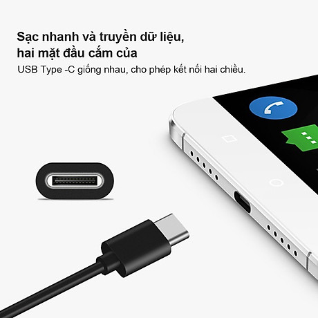 Dây sạc USB Type C sạc nhanh Qualcomm Quick Charge cho dòng Samsung và các máy có cổng Type-C khác 3