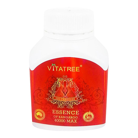 Viên uống tăng cường sức khỏe nam giới vitatree essence of kangaroo 40000 max (100 viên hộp) 1