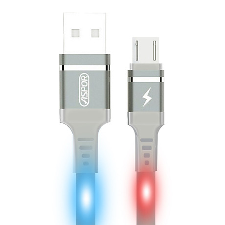 Cáp sạc USB-Micro 2.4A & Data đèn LED chớp theo âm thanh A181 - Hàng chính hãng 1