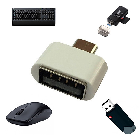 Cáp chuyển OTG micro USB to USB mở rộng kết nối cho điện thoại với USB, chuột, bàn phím, ổ cứng cắm ngoài 4