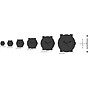 Đồng hồ tự động orient mako ii faa02009d9, faa02001b9, faa02002d9 bằng thép không gỉ 5