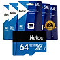 Combo 05 Thẻ Nhớ 64G MicroSD NETAC Class 10 - Hàng chính hãng. thumbnail