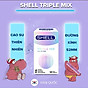 Bao cao su hàn quốc shell triple mix - siêu mỏng kéo dài thời gian gai bi xung quanh - 12 chiếc 3
