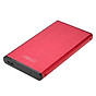 6Gbps 2.5 SATA to USB3.0 SSD HDD Case High-speed Hard Disk Enclosure Aluminum Alloy HDD Caddy with USB Cable Red thumbnail